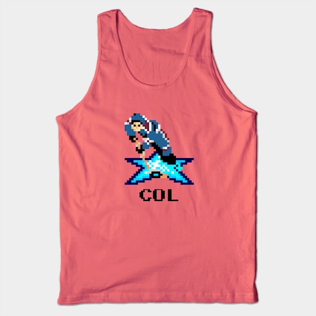 16-Bit Ice Hockey - Colorado Tank Top by The Pixel League